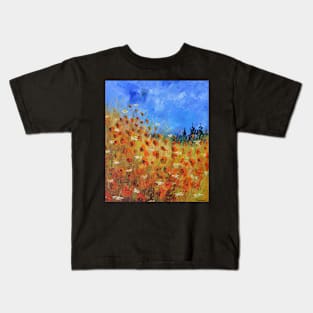 Red poppies Kids T-Shirt